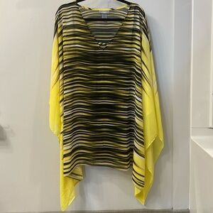 Catherine’s Sheer Caftan Tunic Top